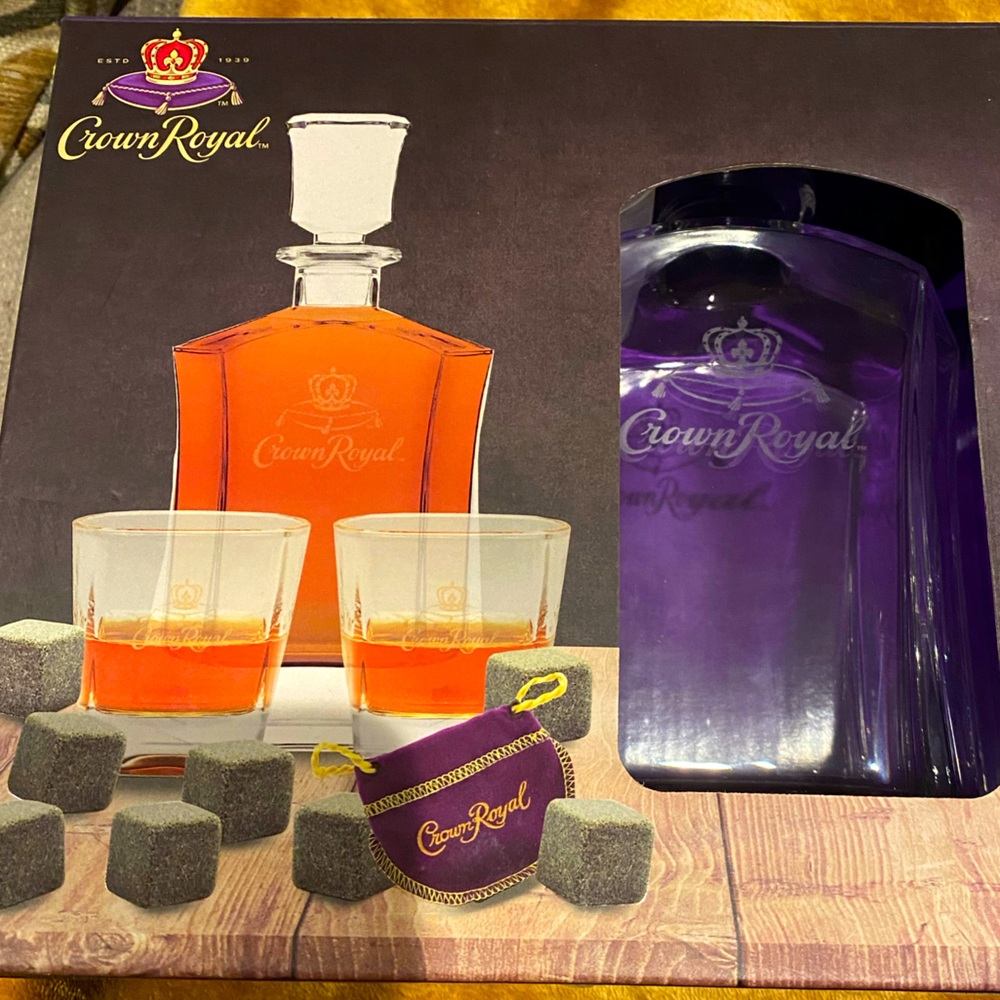 Crown Royal Decanter Set